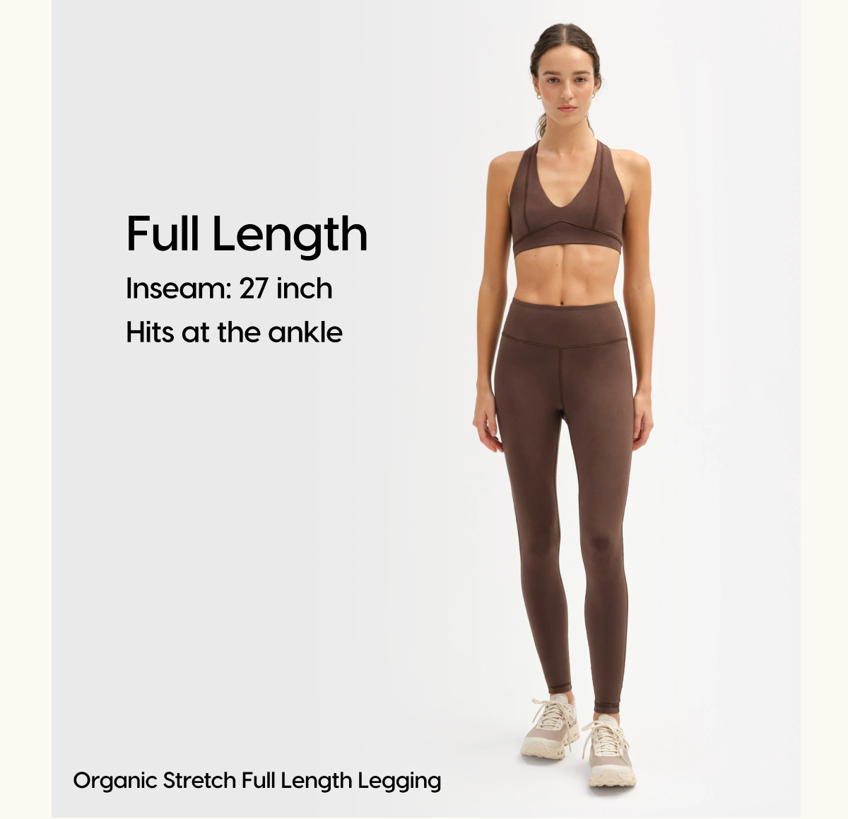 Full Length | Inseam: 27 inch | Hits at the ankle 