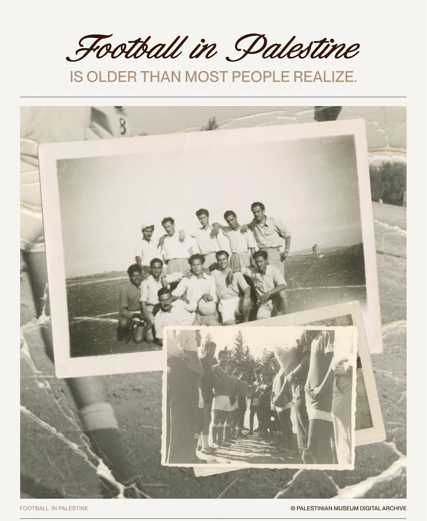 Football in Palestine is older than most people realize.