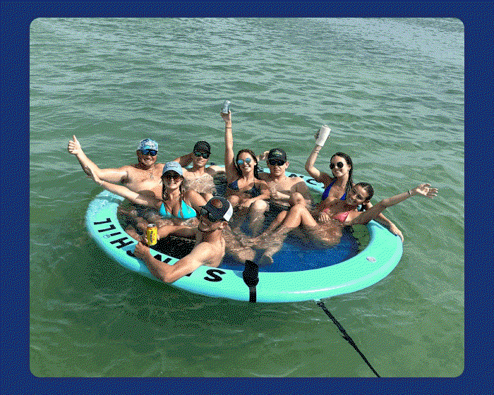 GIF | A group having a fun time with SUNCHILL