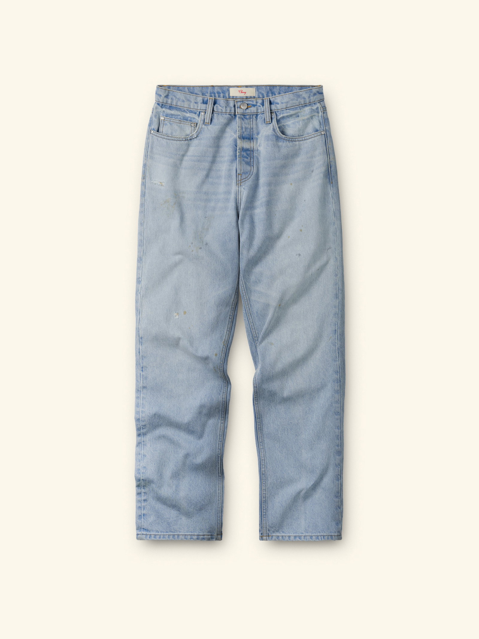 Image of Relaxed 5 Pocket Jeans (Light Wash)