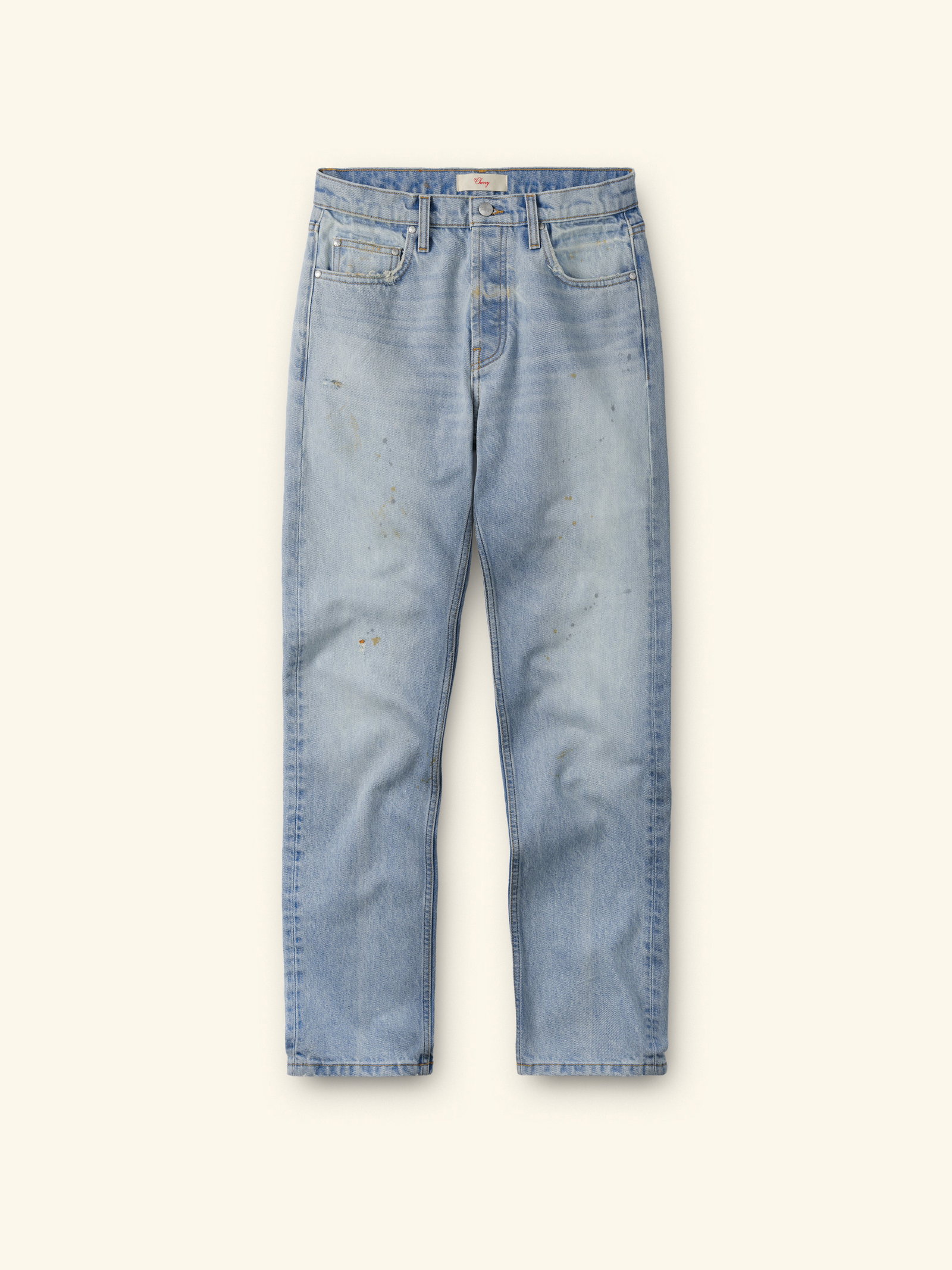 Image of Straight 5 Pocket Jeans (Light Wash)