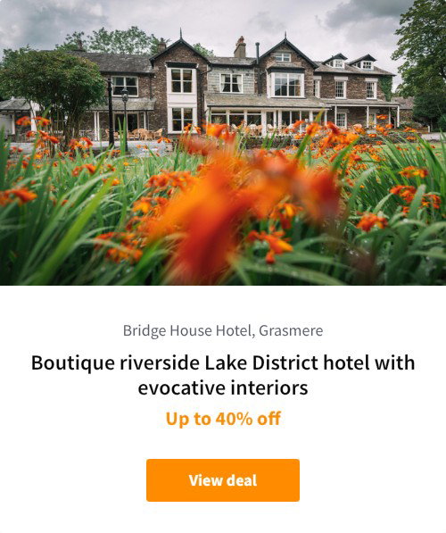 Boutique riverside Lake District hotel with evocative interiors