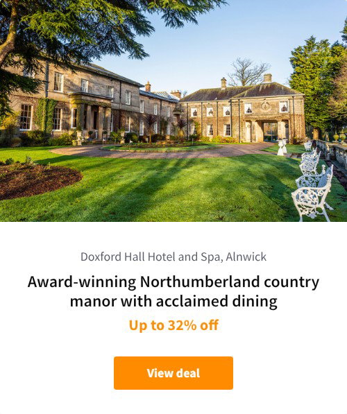 Award-winning Northumberland country manor with acclaimed dining
