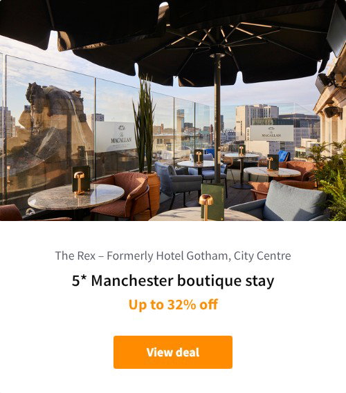 5* Manchester boutique stay