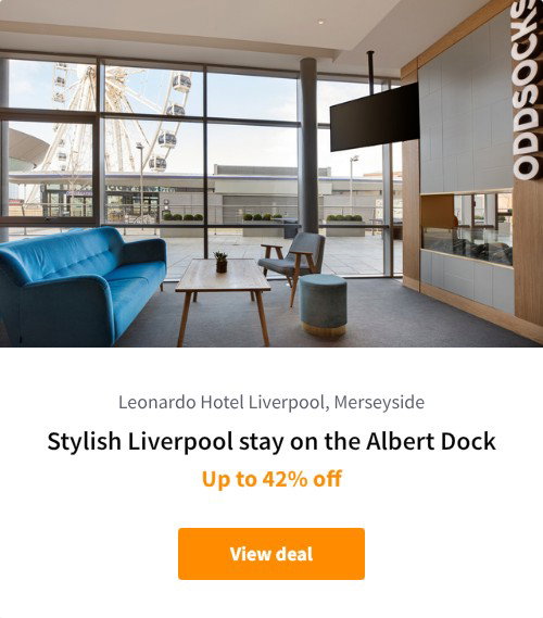 Stylish Liverpool stay on the Albert Dock