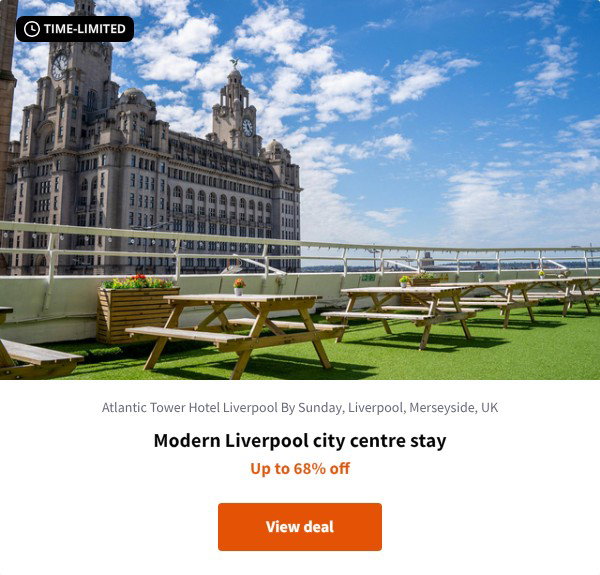 Modern Liverpool city centre stay