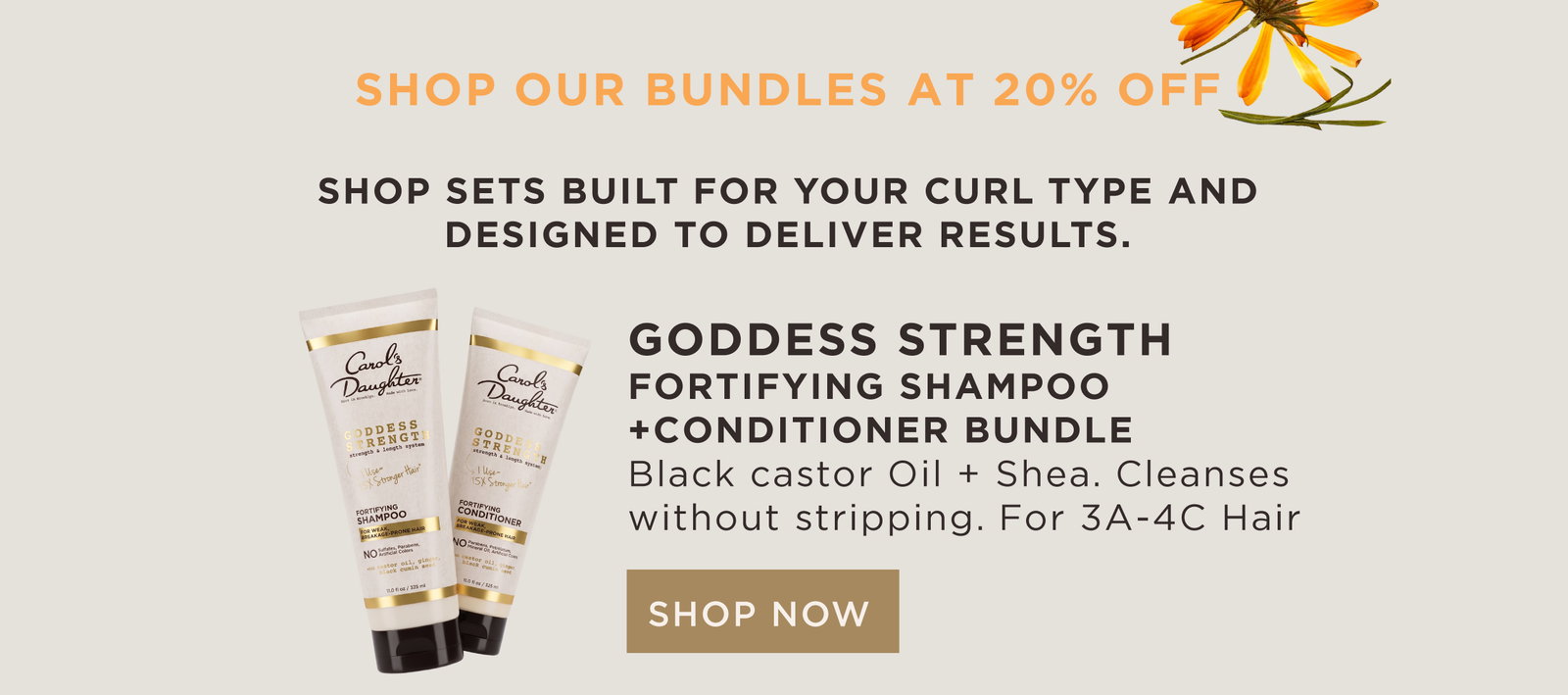 Goddess Strength Shampoo and Conditioner Bundle