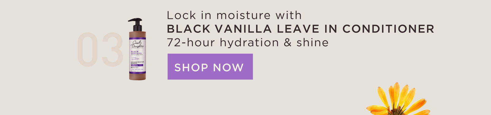 Black Vanilla Moisture & Shine Leave-In Conditioner