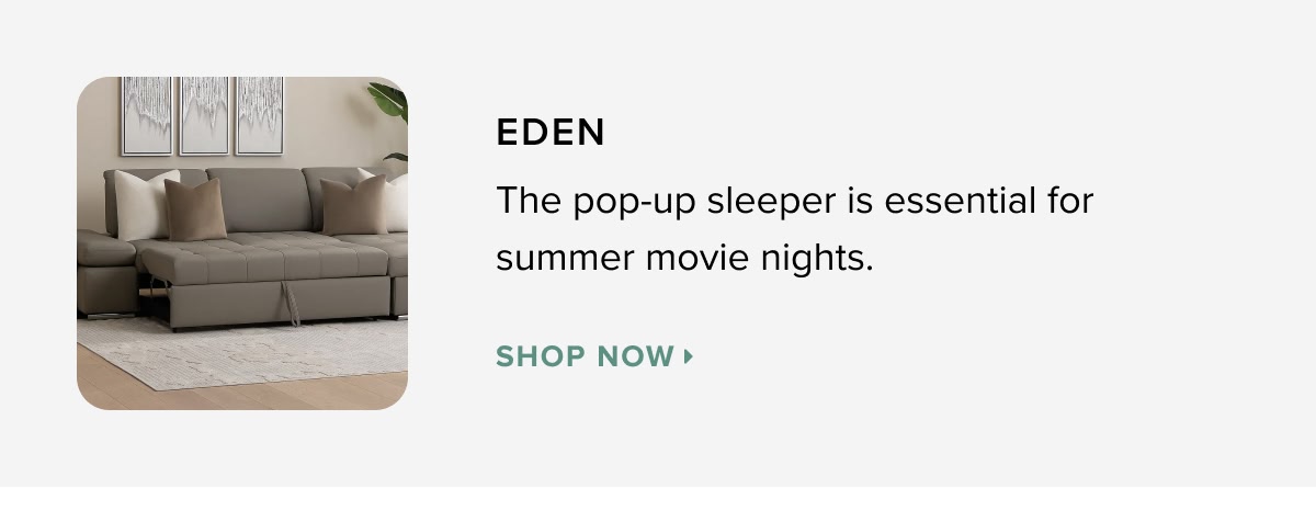Eden Chaise Sleeper Sectional