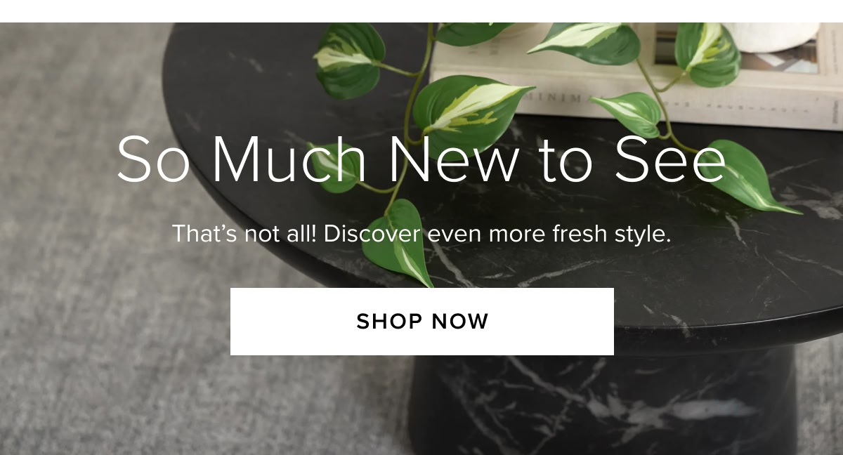 So Much New To See