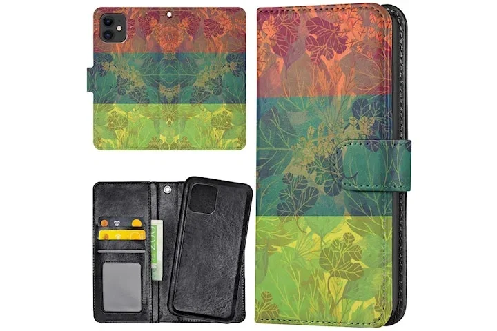 Lommebok Deksel Løvmønster for iPhone 11