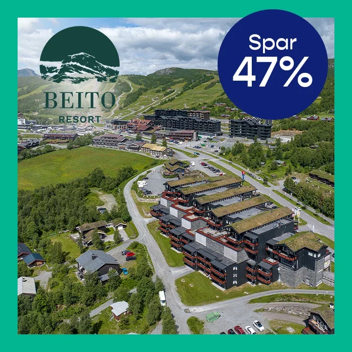 Fjellkupp på Beitostølen for 2! Kos dere i 1–3 netter med frokost og tilgang på basseng
