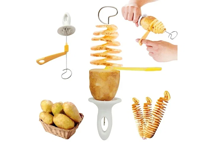 4x Tornado Potet - Potato Twister Potetspiral for virale poteter