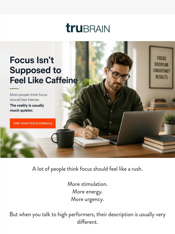 What does better focus actually feel like?
