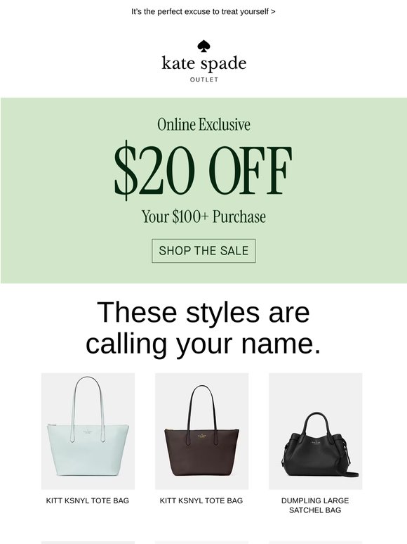 Don’t miss $20 off when you spend $100+