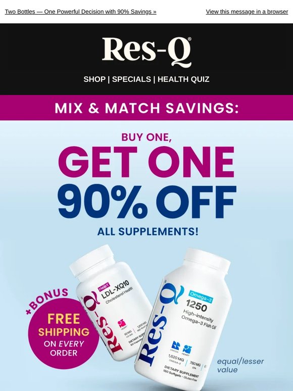 Perfect Pairs for Your Summer Health Goals 💫 BOGO 90% Off