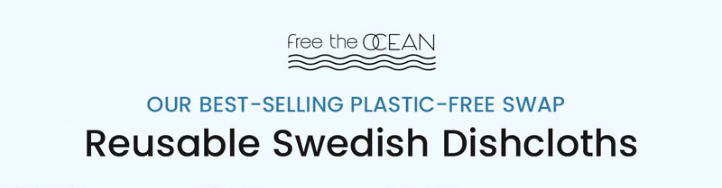Reusable Swedish Dishcloths. Our #1 best-selling plastic-free swap.
