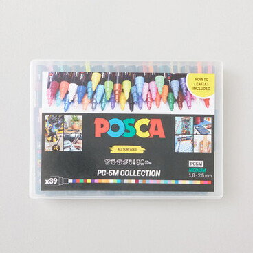 Posca Marker PC-5M Collection Assorted Colours Set of 39