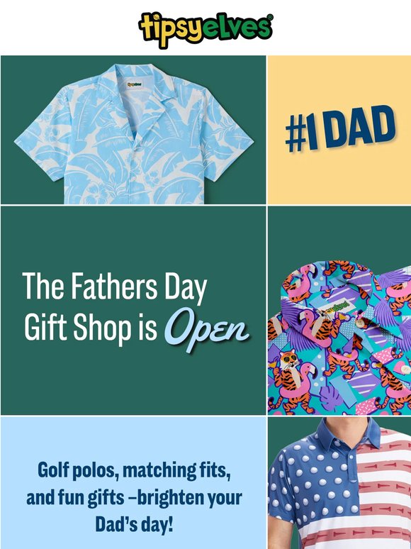 NOW OPEN: Gifts for legendary dads!