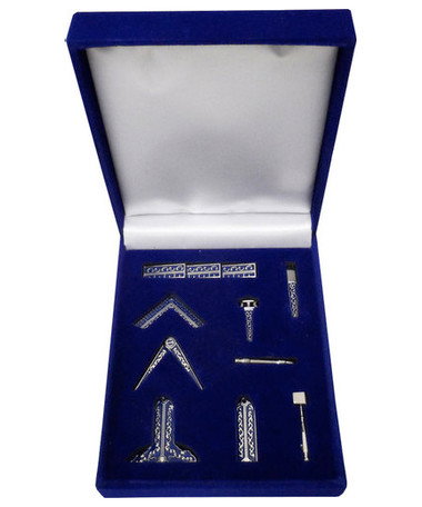 Working Tools Masonic Gift Set for Freemasons - Miniature Tools from the first, second and third degrees of symbolism (Masonic gifts)