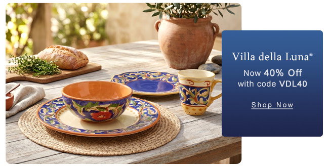 Shop Villa della Luna® and Save 40% Off with code VDL40