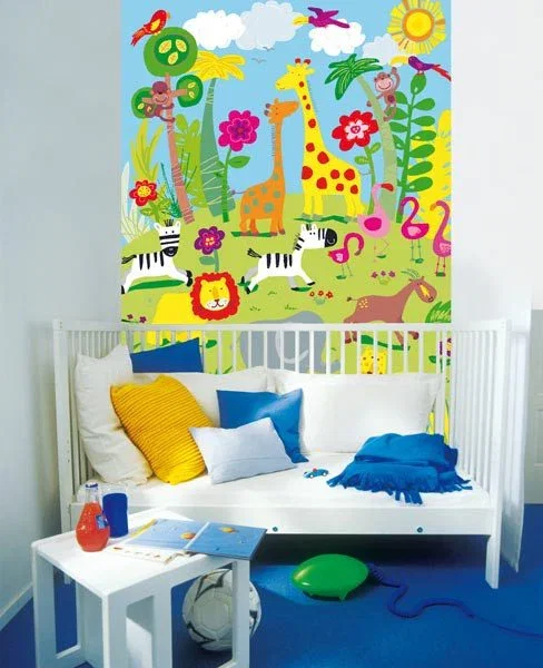 Image of Animal Safari Wall Mural