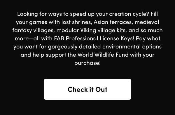 Pay what you want for gorgeously detailed environmental options and help support the World Wildlife Fund with your purchase!