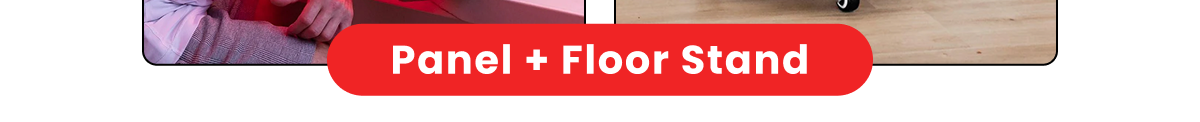 Panel + floor stand