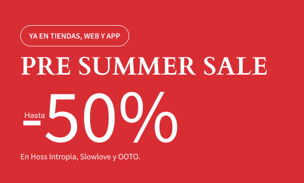 PRE SUMMER SALE