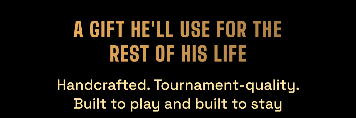 A gift he will use for the rest of his life
