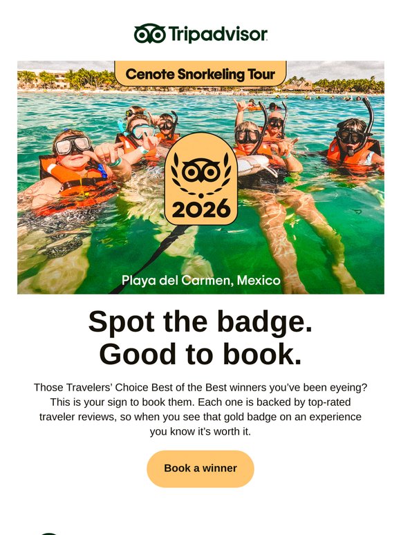 Those experiences you browsed? Good choice.
