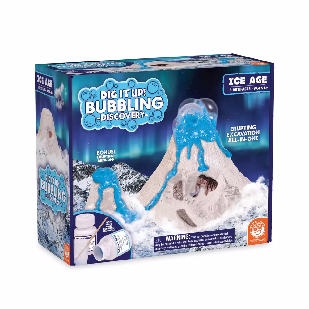 Dig it Up! Bubbling Volcano Science Kit: Ice Age Discoveries