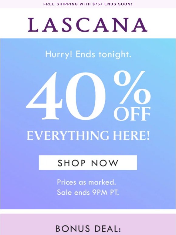 Get 40% Off EVERYTHING Here + Extra $20 Off🐚