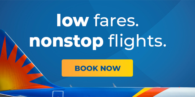 Low fares. Nonstop flights. Book Now