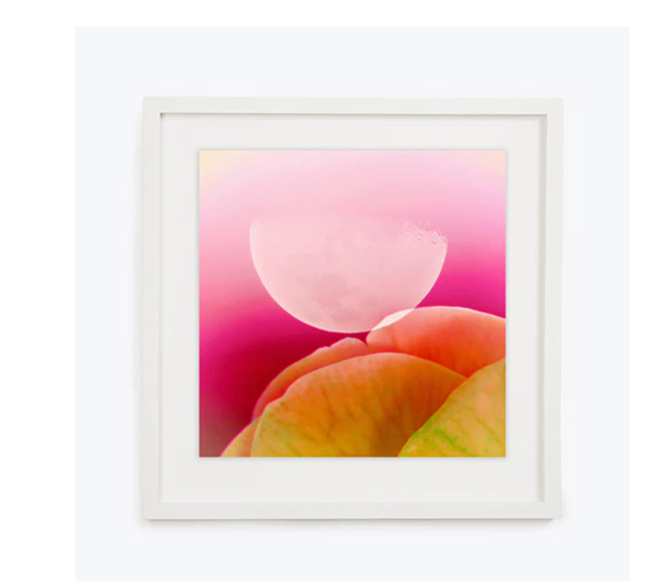 Danielle Bhavya Winter Venus Kisses the Moon, Framed Giclee Print