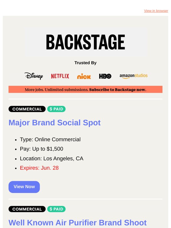 Now Casting: $1,500 Social Spots, 'The Gilded Age' S4 & More