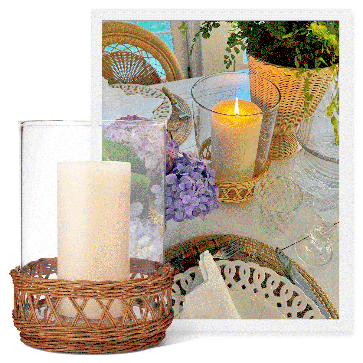 NAVONA SMALL RATTAN HURRICANE