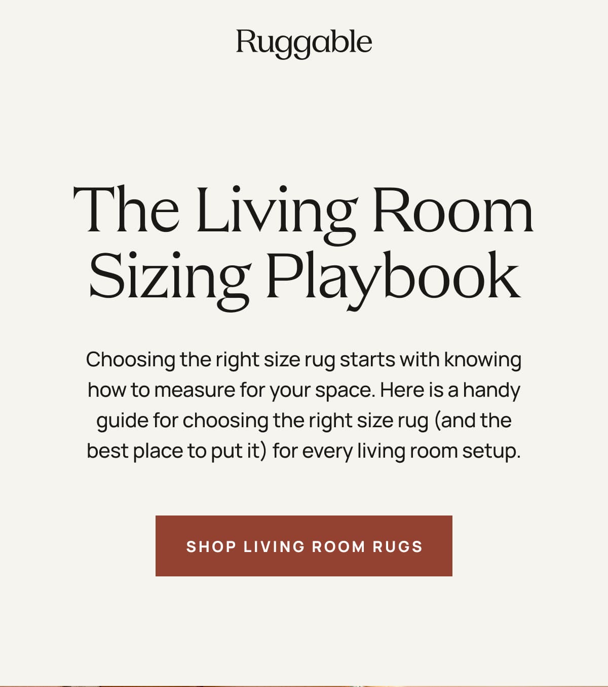 The Living Room Sizing Playbook | Shop Living Room Rugs 