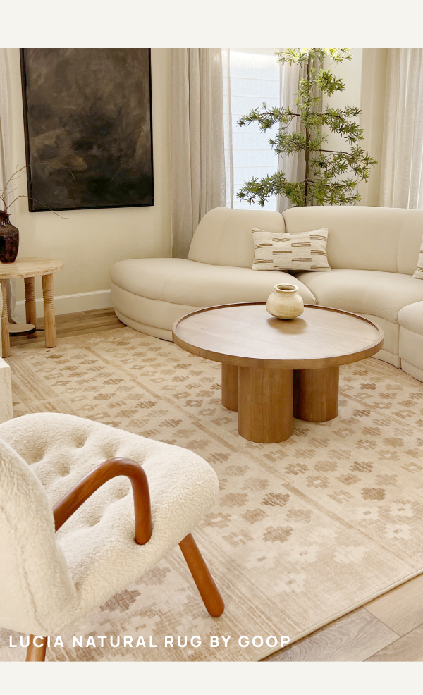 Lucia Natural Rug by goop