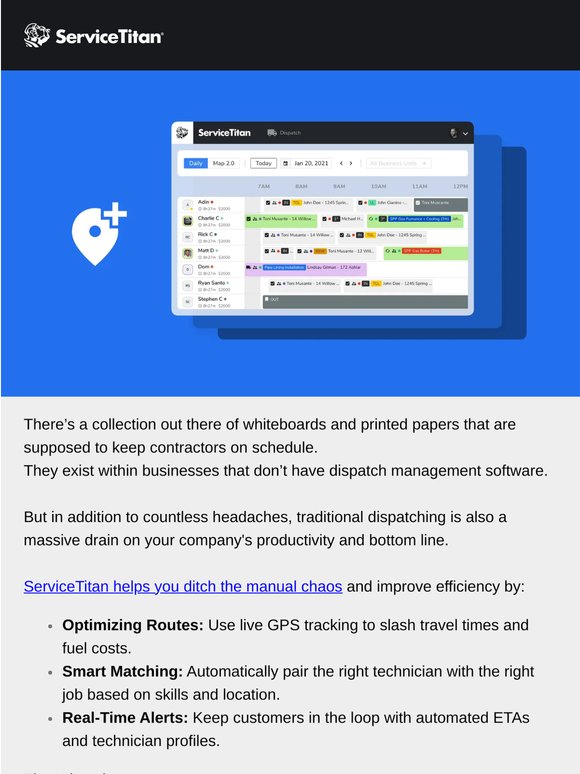 7 ways dispatch software helps you be more efficient.