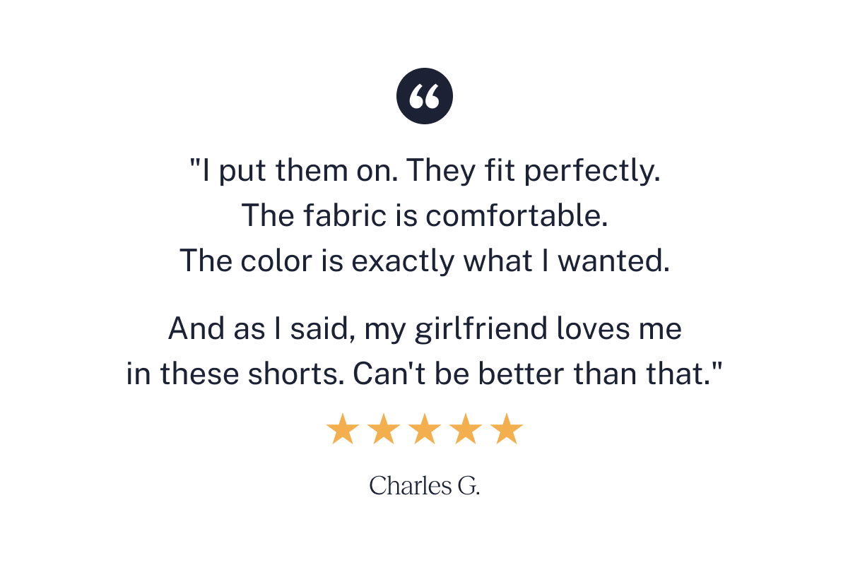They fit perfectly. The fabric is comfortable.