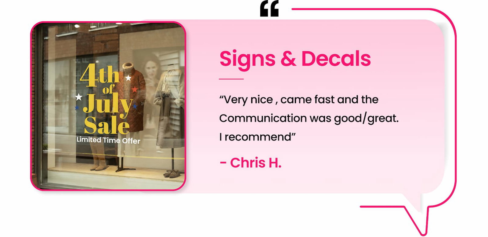 Signs & Decals