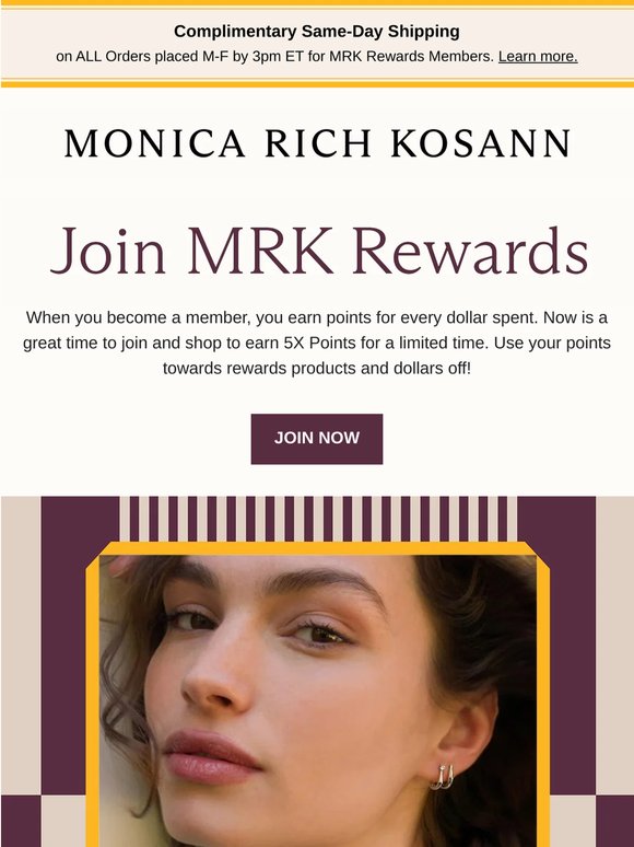 Join Now! 5X MRK Rewards Points on ALL ORDERS!