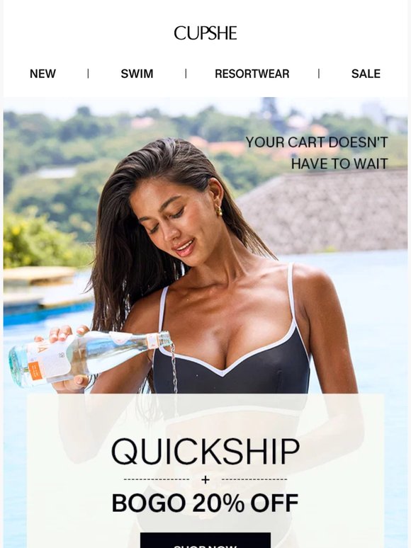 BOGO 20% Off QuickShip Items