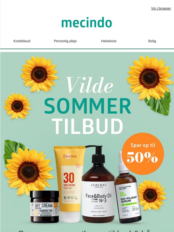 🧴☀️ Sommerfavoritter til hud og hår på tilbud