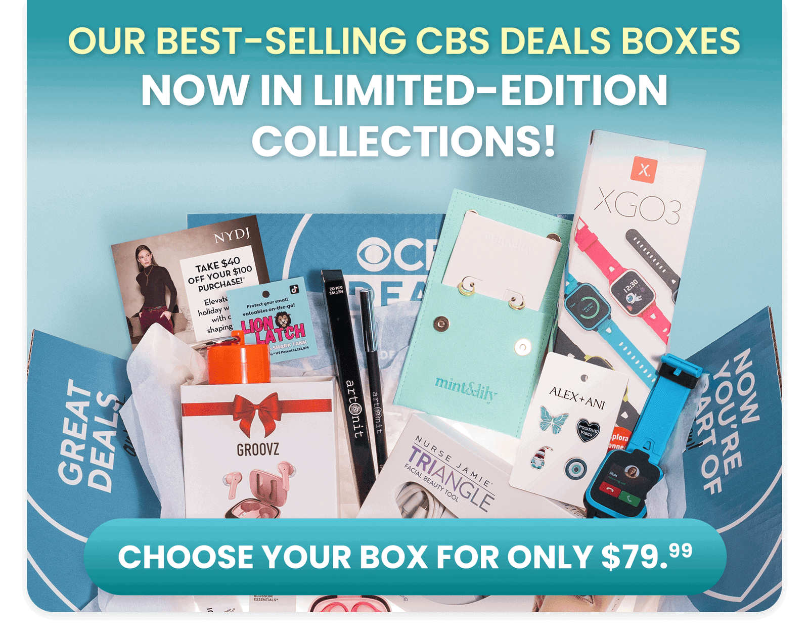 Choose your box at only $79.99