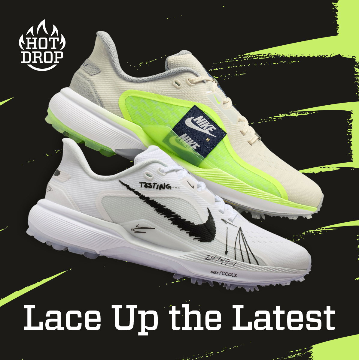 Hot drop. Lace up the latest.