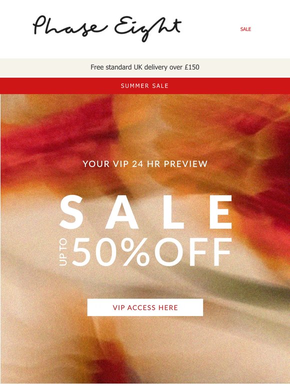 24hrs only: Your exclusive SALE preview