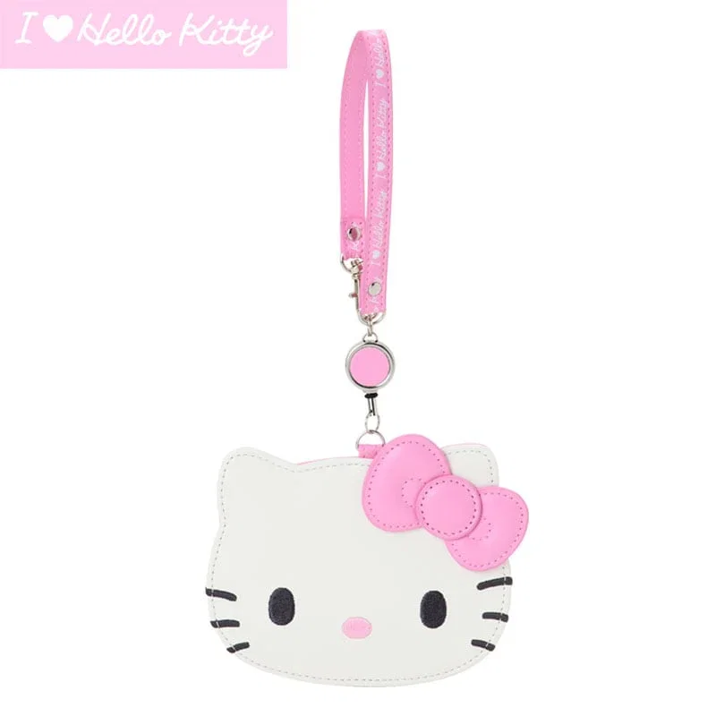 Image of Hello Kitty Pink Retractable ID Badge Reel (I Love Hello Kitty Series)