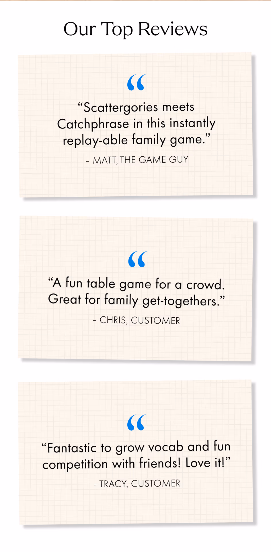 Our Top Reviews
